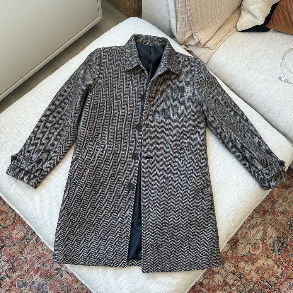J Crew Thompson Coat - Herringbone NWT- 36